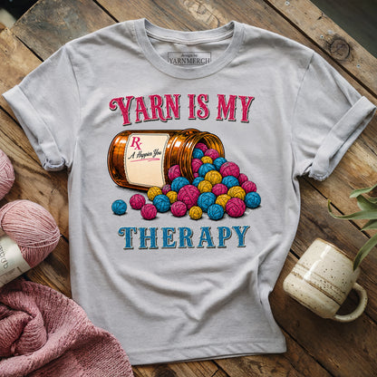 Yarn Is My Therapy T-shirt