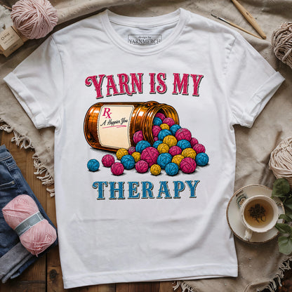 Yarn Is My Therapy T-shirt