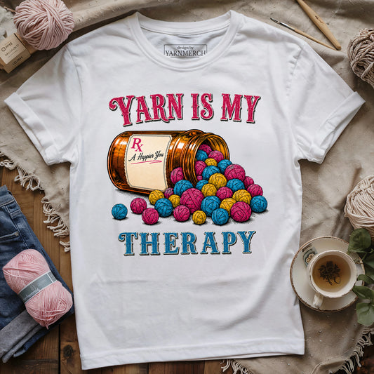 Yarn Is My Therapy T-shirt