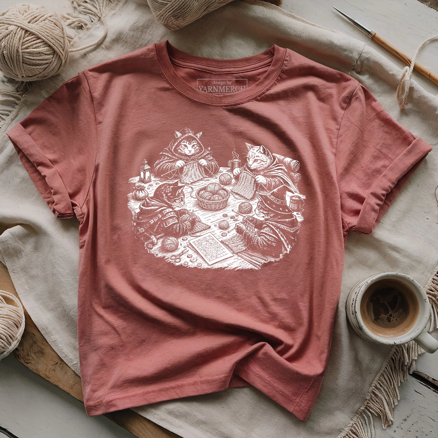 The Fellowship of the Yarn T-shirt