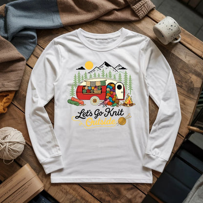 Let's Go Knit Outside Long Sleeve T-shirt