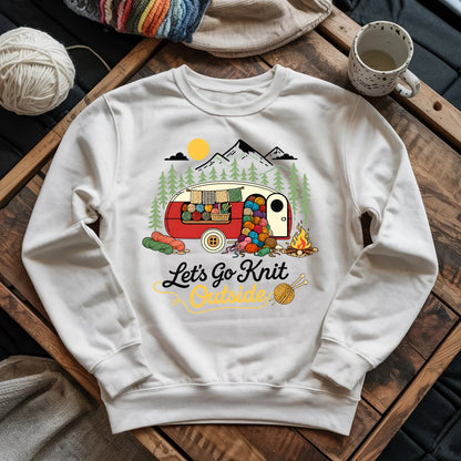 Let's Go Knit Outside Sweatshirt