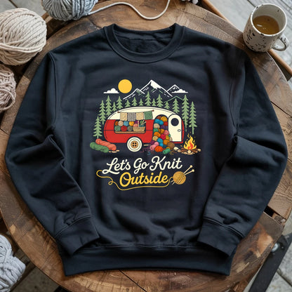 Let's Go Knit Outside Sweatshirt
