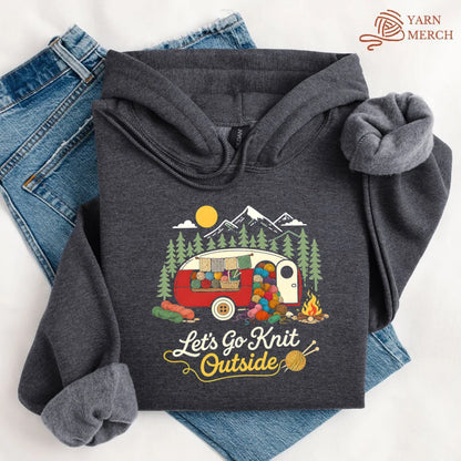 Let's Go Knit Outside Hoodie