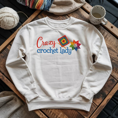 Crazy Crochet Lady Sweatshirt