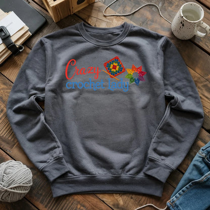 Crazy Crochet Lady Sweatshirt