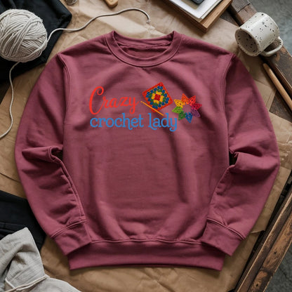 Crazy Crochet Lady Sweatshirt