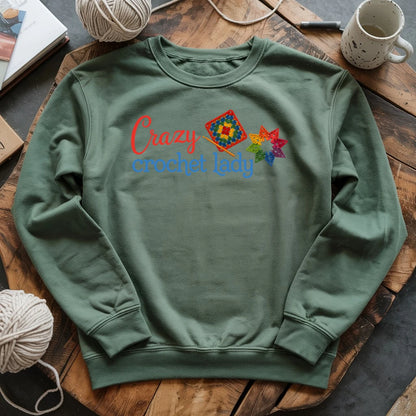 Crazy Crochet Lady Sweatshirt