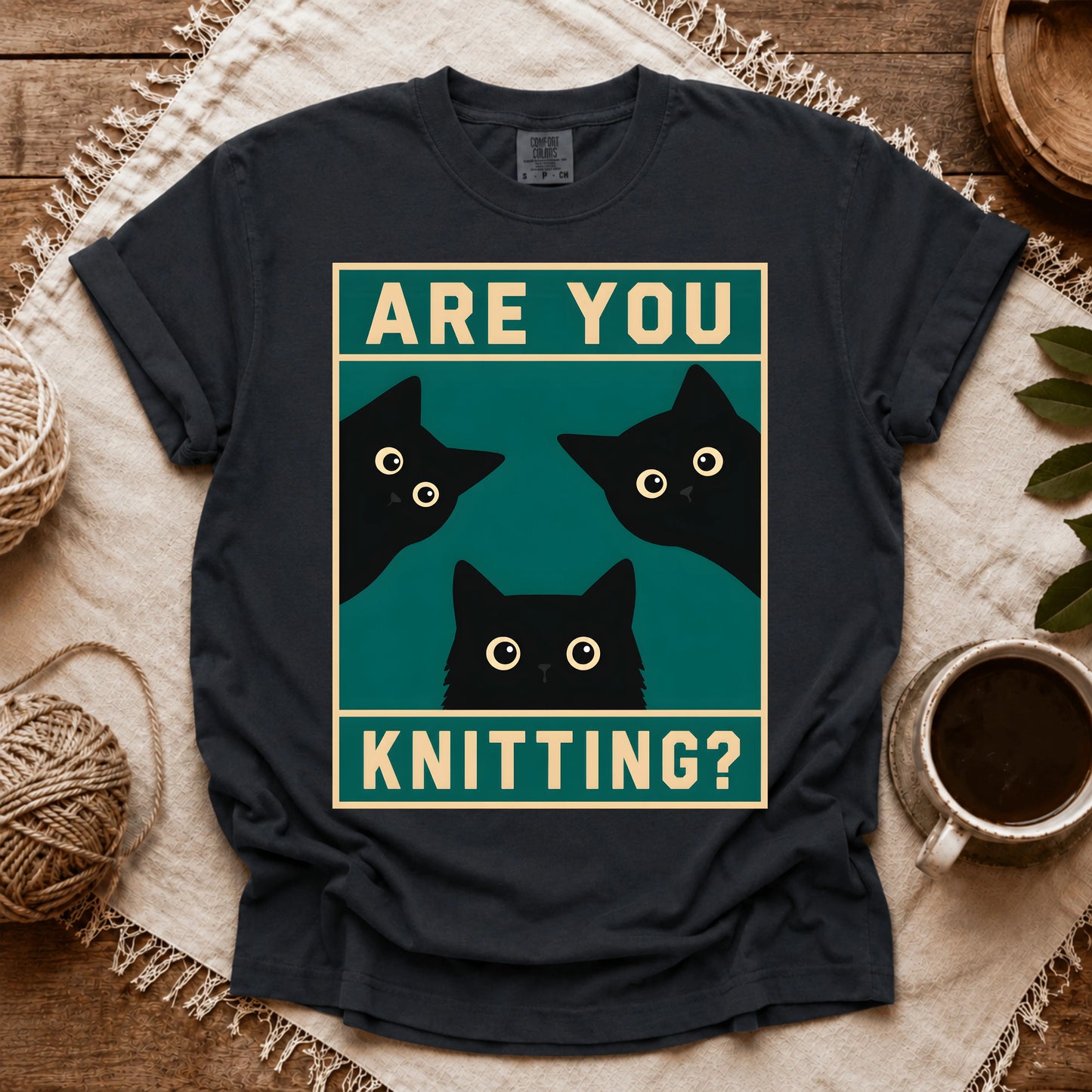 Comfort Colors Are U Knitting T-shirt