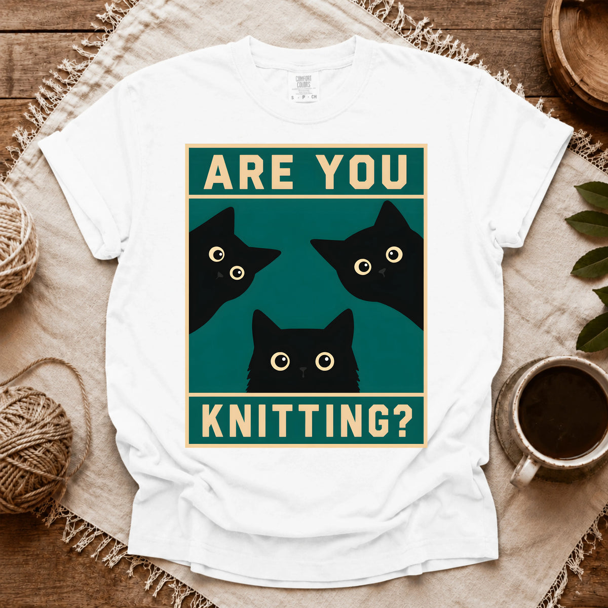 Comfort Colors Are U Knitting T-shirt