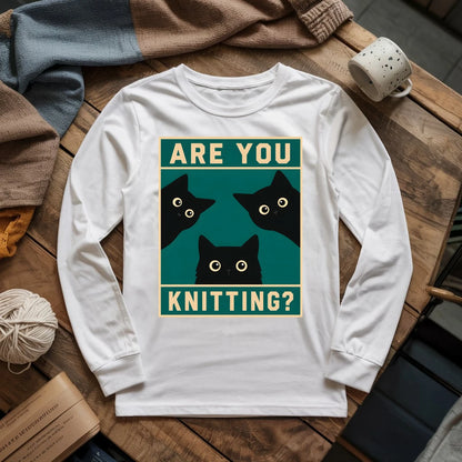 Are U Knitting Long Sleeve T-shirt