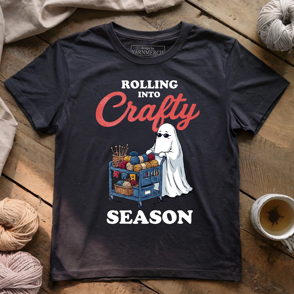 Rolling Into Crafty Season T-shirt