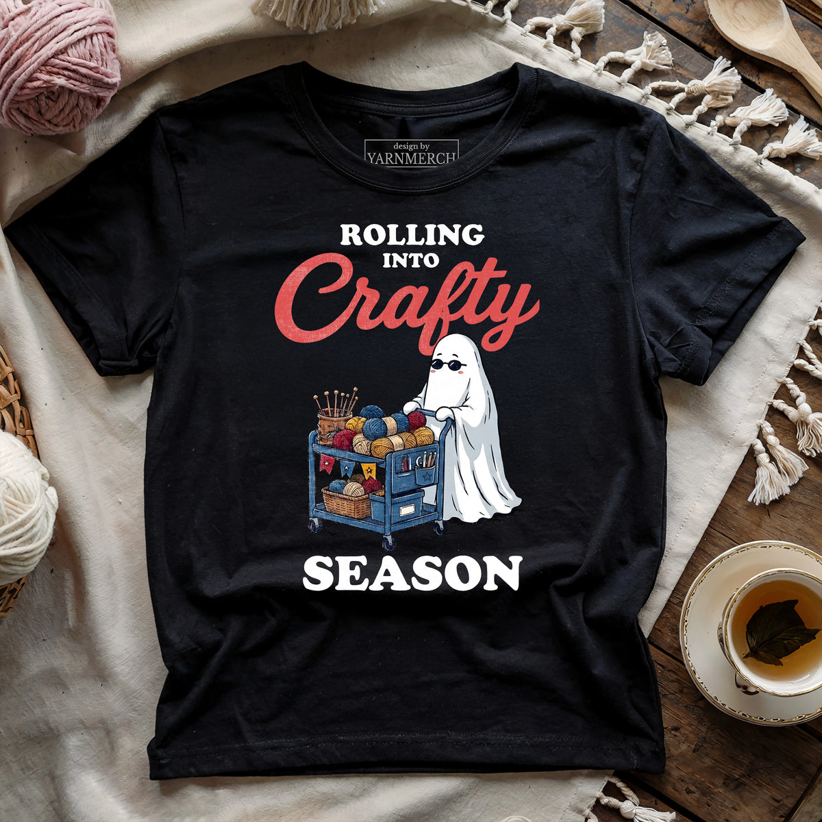 Rolling Into Crafty Season T-shirt
