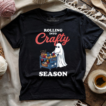 Rolling Into Crafty Season T-shirt