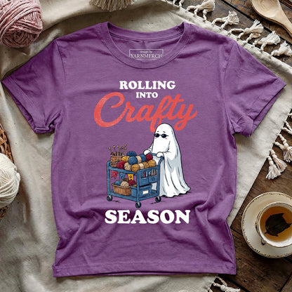 Rolling Into Crafty Season T-shirt