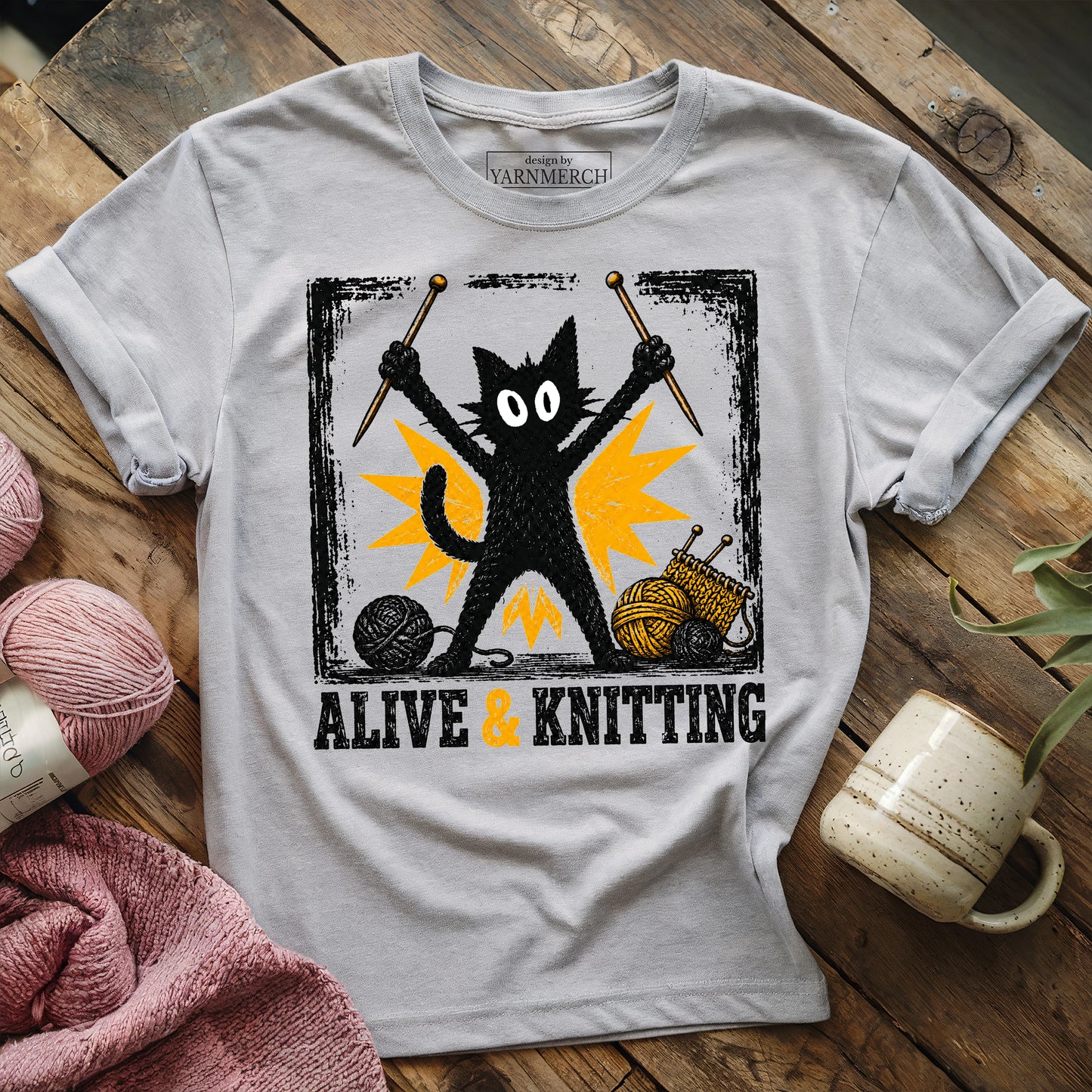 Alive & Knitting T-shirt