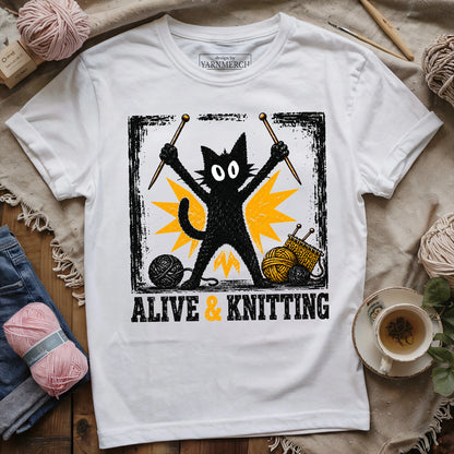 Alive & Knitting T-shirt