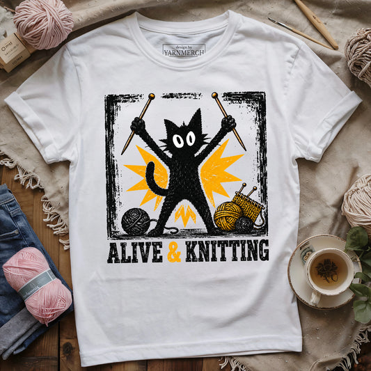 Alive & Knitting T-shirt