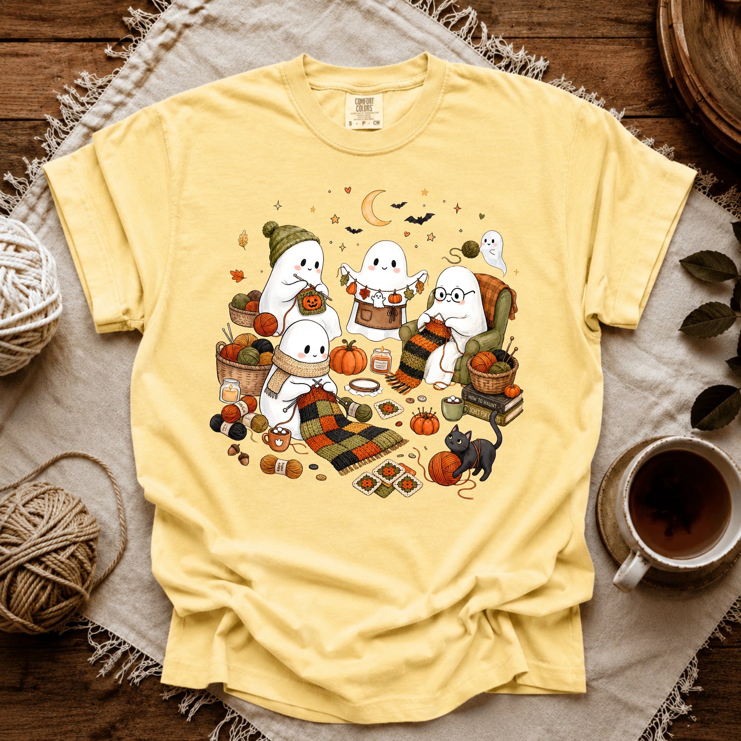 Comfort Colors Halloween Yarn Club T-shirt
