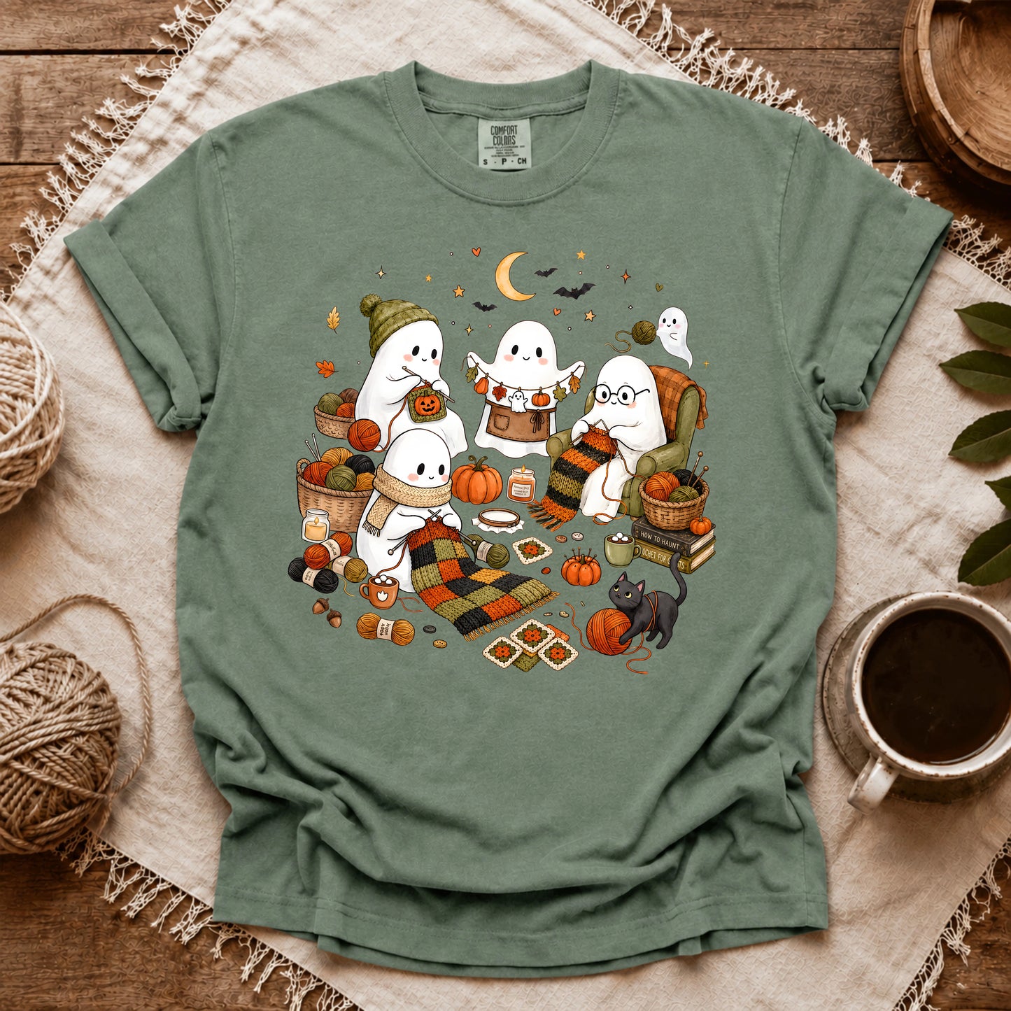 Comfort Colors Halloween Yarn Club T-shirt
