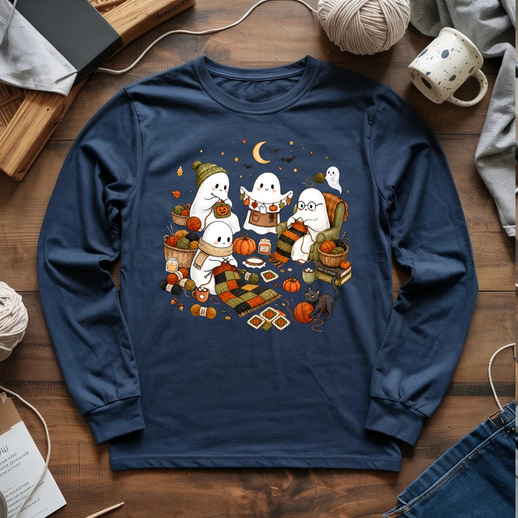 Halloween Yarn Club Long Sleeve T-shirt
