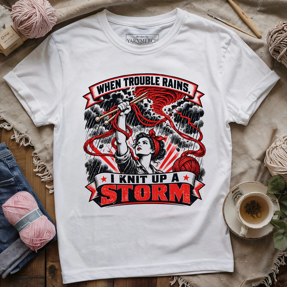 Rosie The Knitter T-shirt