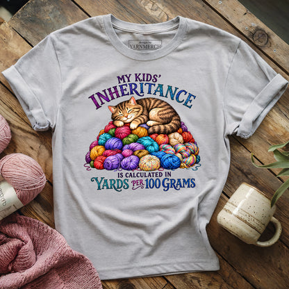 Calculated In Yards Per 100 Grams T-shirt
