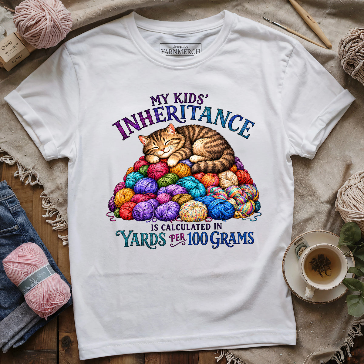 Calculated In Yards Per 100 Grams T-shirt