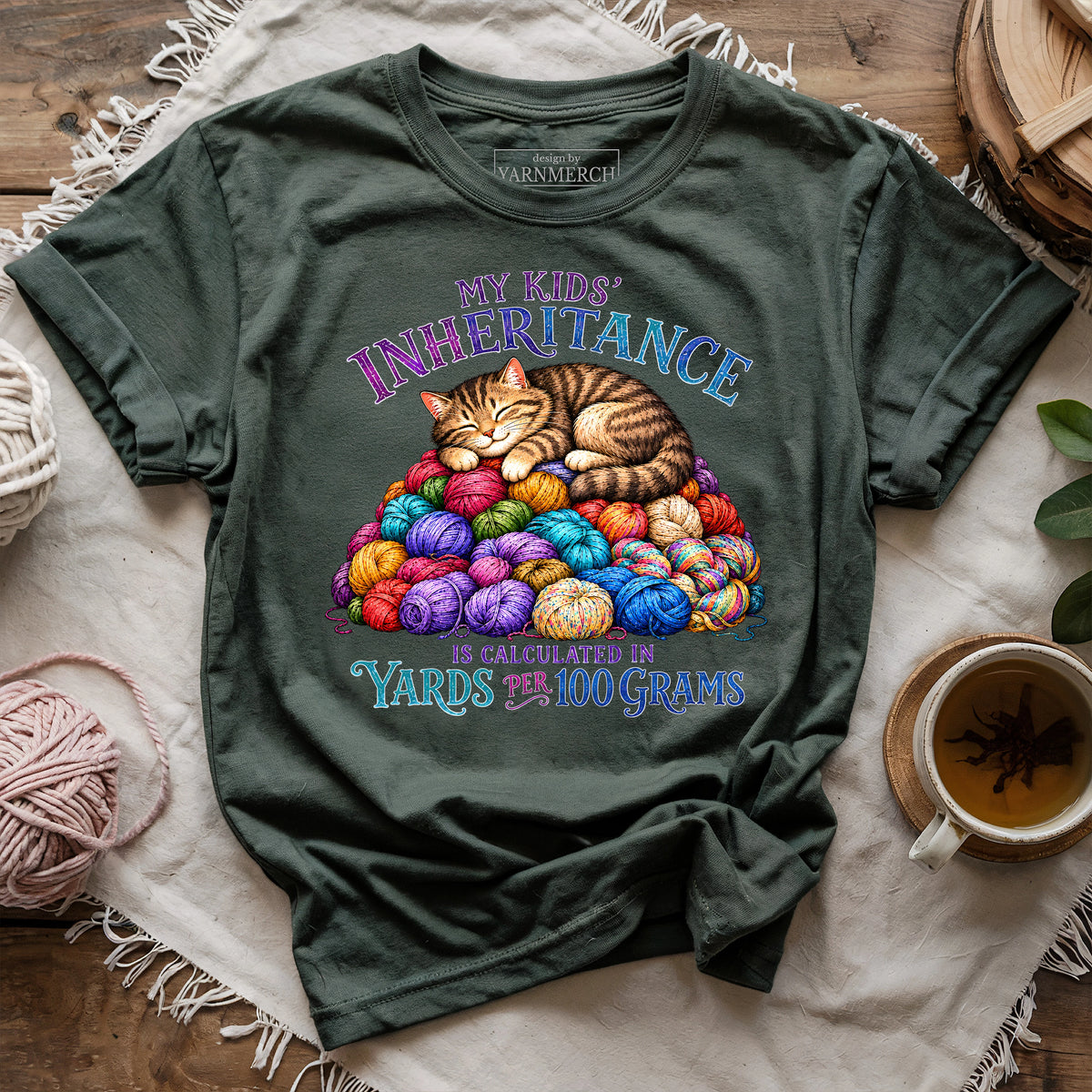 Calculated In Yards Per 100 Grams T-shirt