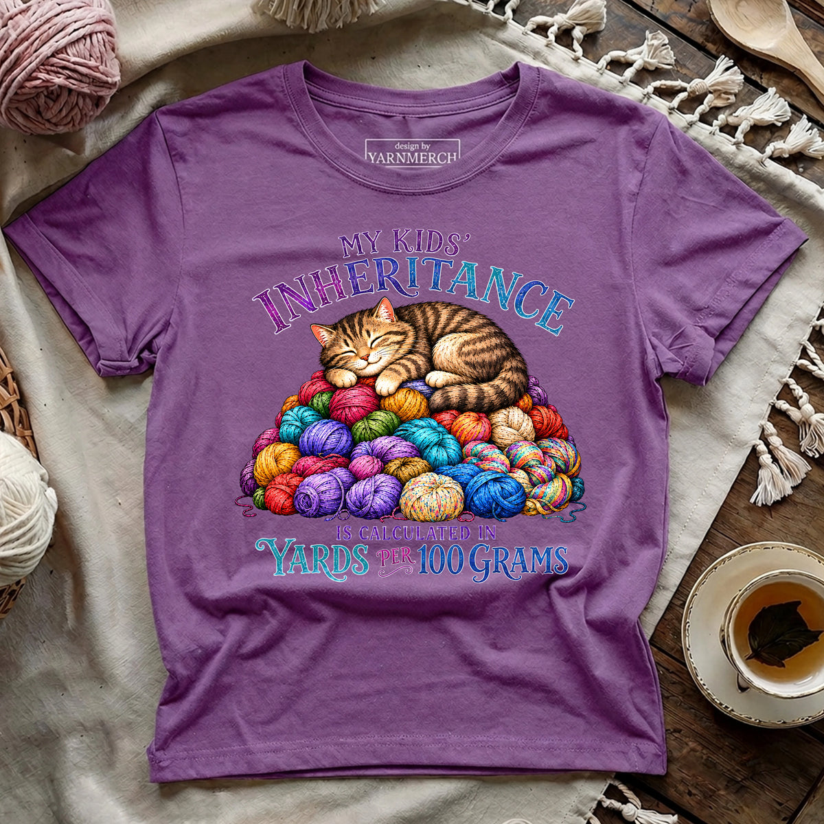 Calculated In Yards Per 100 Grams T-shirt