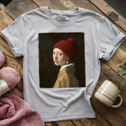 Girl With A Yarn Earring T-shirt