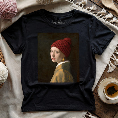 Girl With A Yarn Earring T-shirt