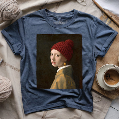 Girl With A Yarn Earring T-shirt