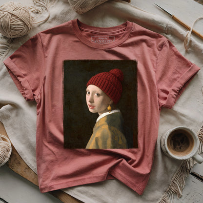 Girl With A Yarn Earring T-shirt