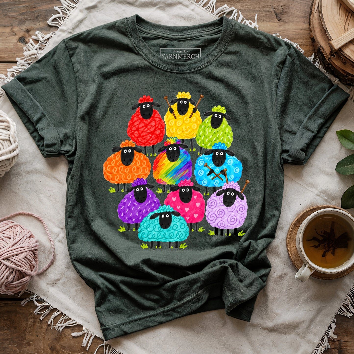 Rainbow Woolies T-shirt