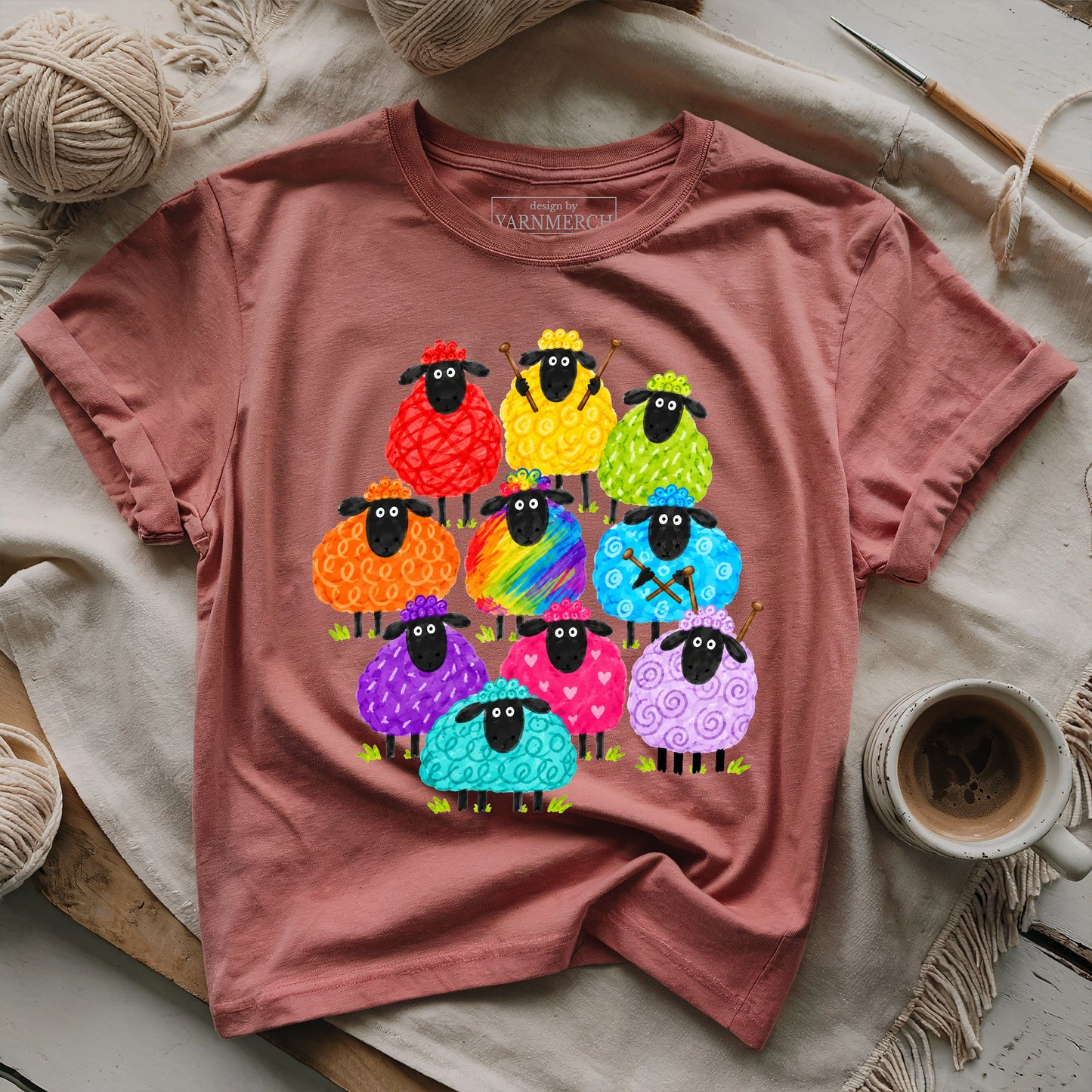 Rainbow Woolies T-shirt