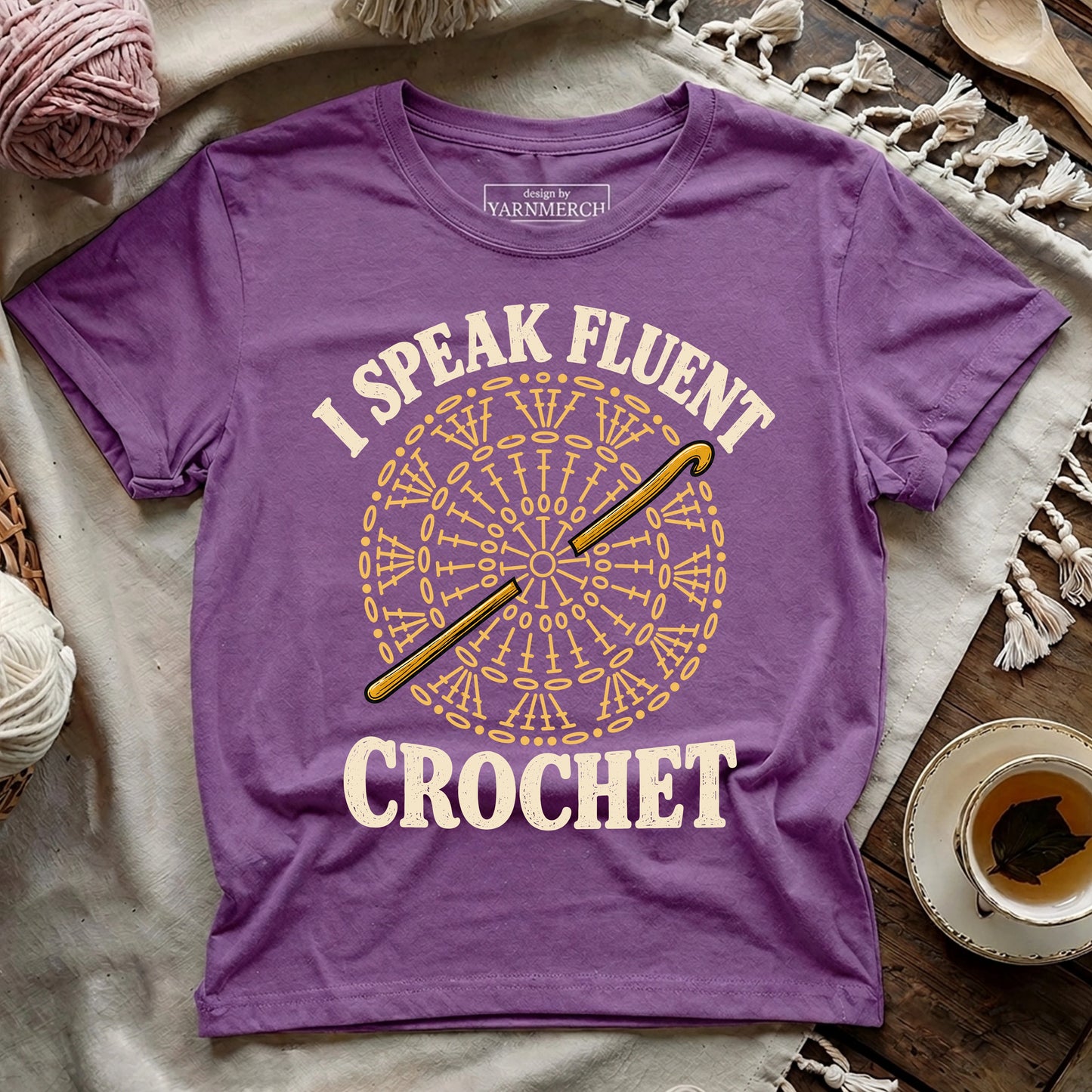 I Speak Fluent Crochet T-shirt