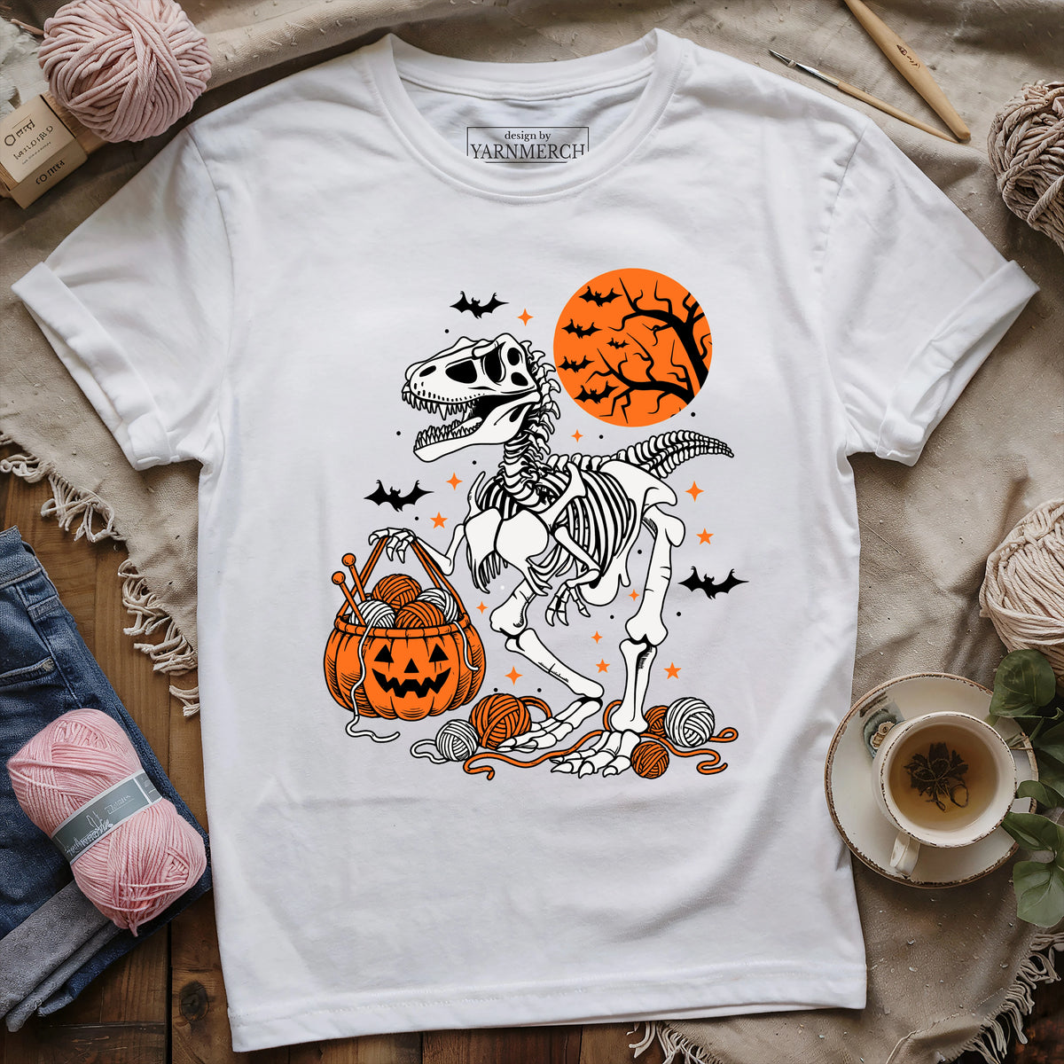 Halloween Yarnivore T-shirt