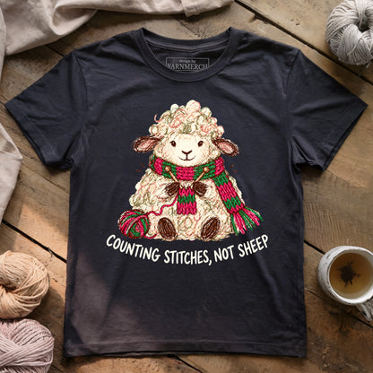Counting Stitches, Not Sheep T-shirt