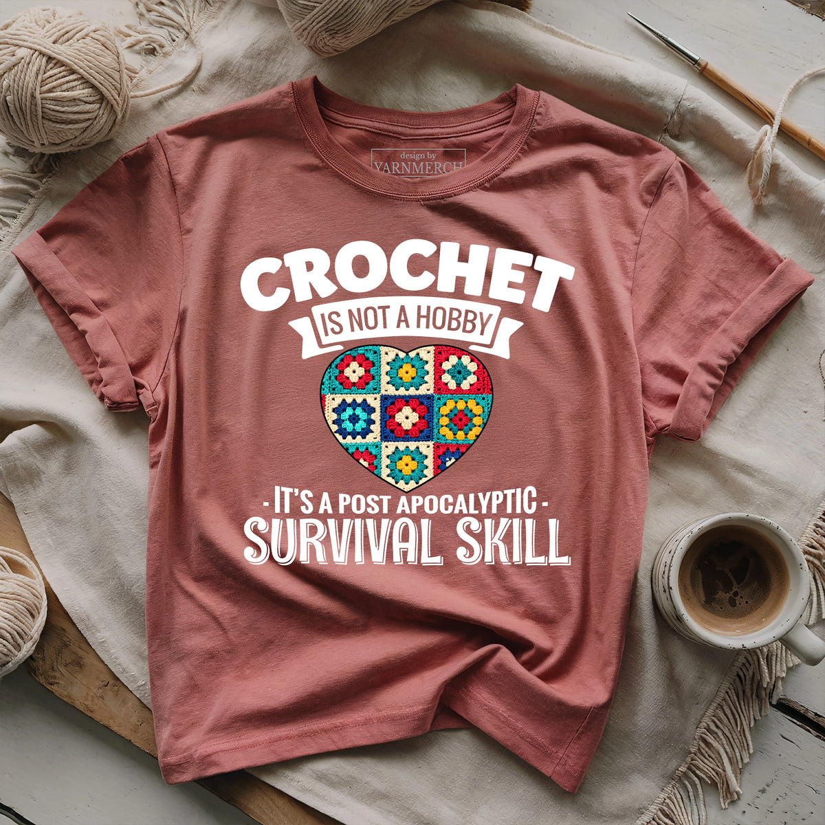 Crochet Survival Skill T-shirt