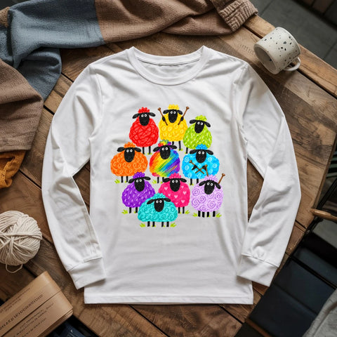 Rainbow Woolies Long Sleeve T-shirt