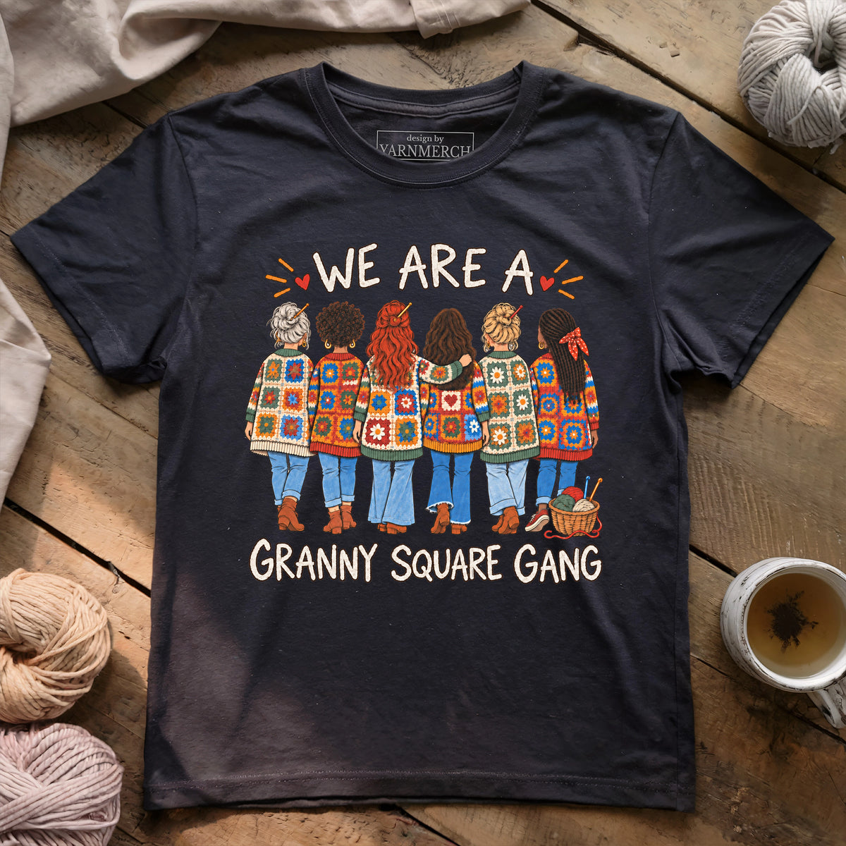 We Are A Granny Square Gang T-shirt