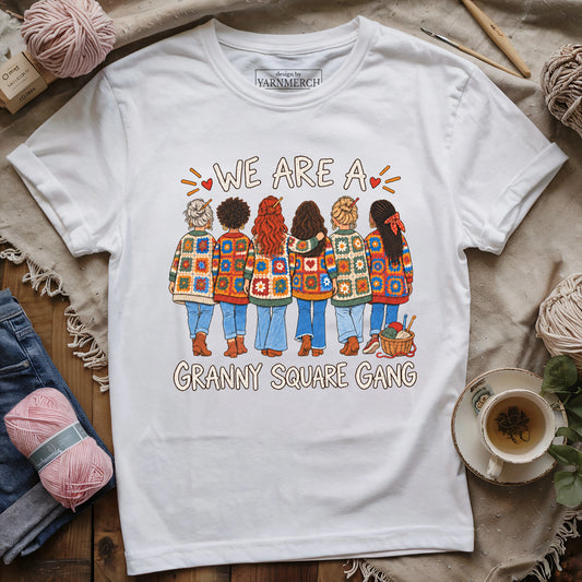 We Are A Granny Square Gang T-shirt