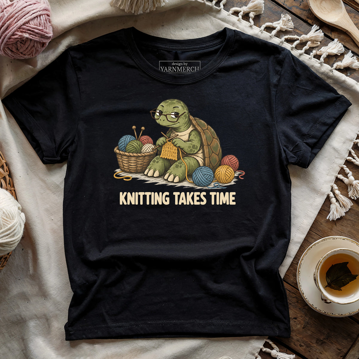 Knitting Takes Time T-shirt