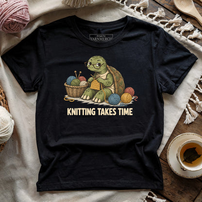 Knitting Takes Time T-shirt