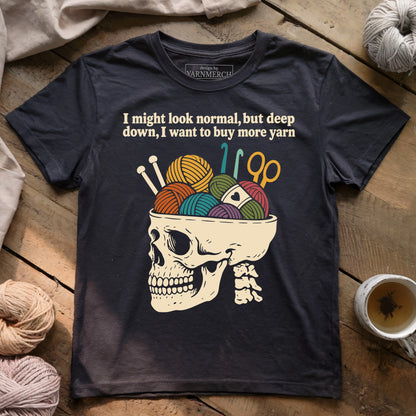 Yarn Brain Skull T-shirt