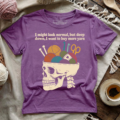 Yarn Brain Skull T-shirt