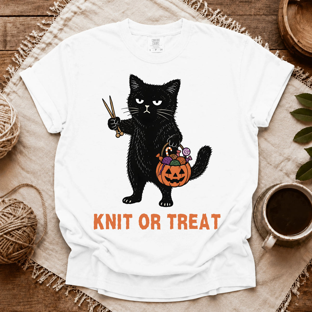 Comfort Colors Knit Or Treat T-shirt