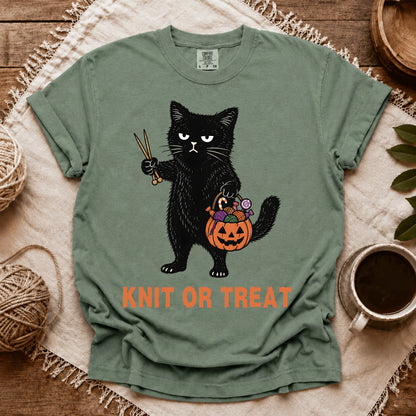 Comfort Colors Knit Or Treat T-shirt