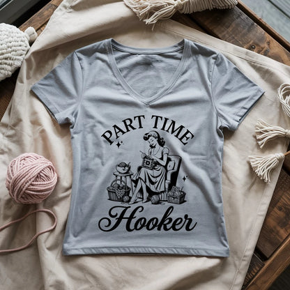 Part Time Hooker Lady V-neck